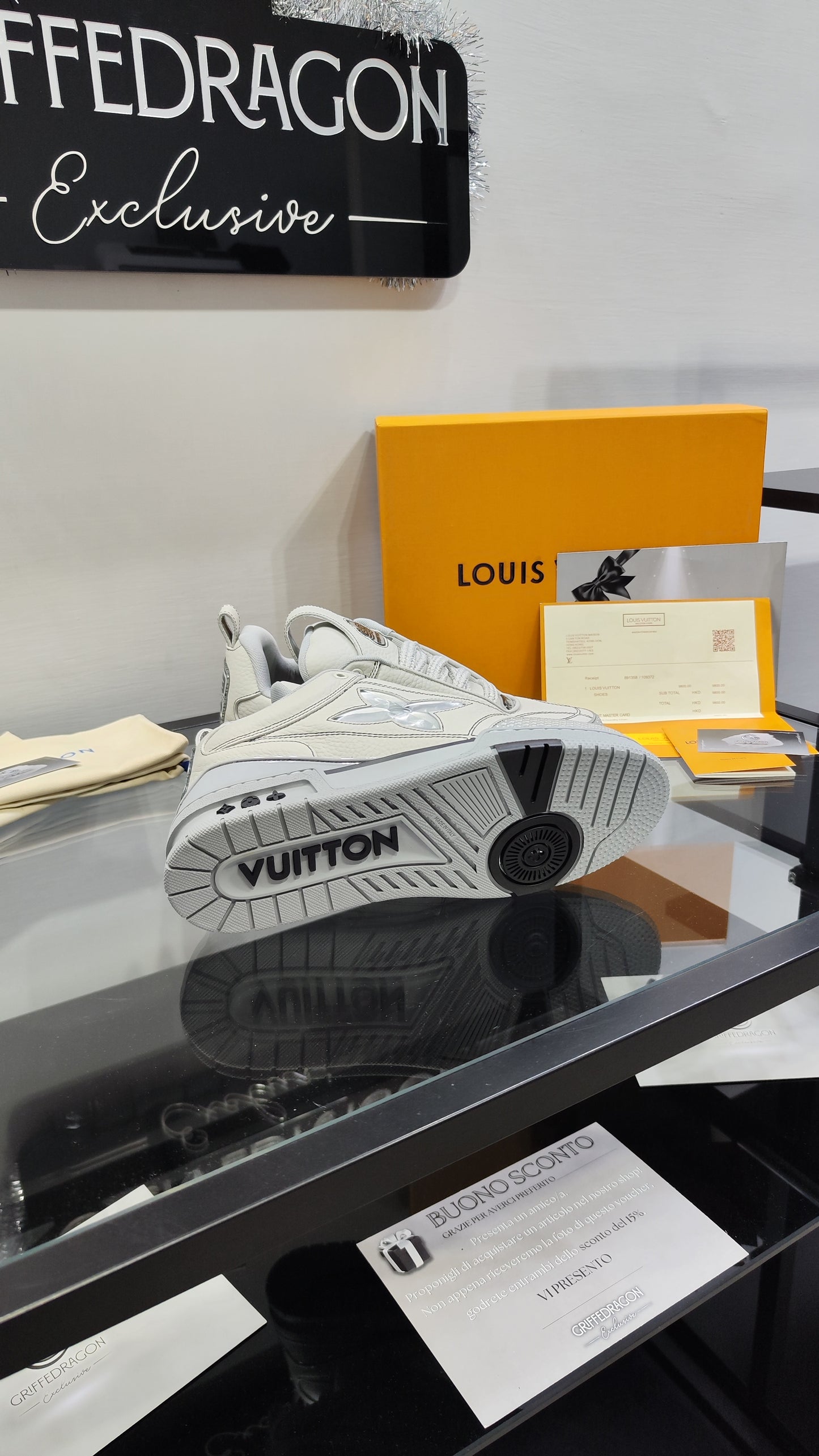 LOUIS VUITTON SKATE NEW GREY