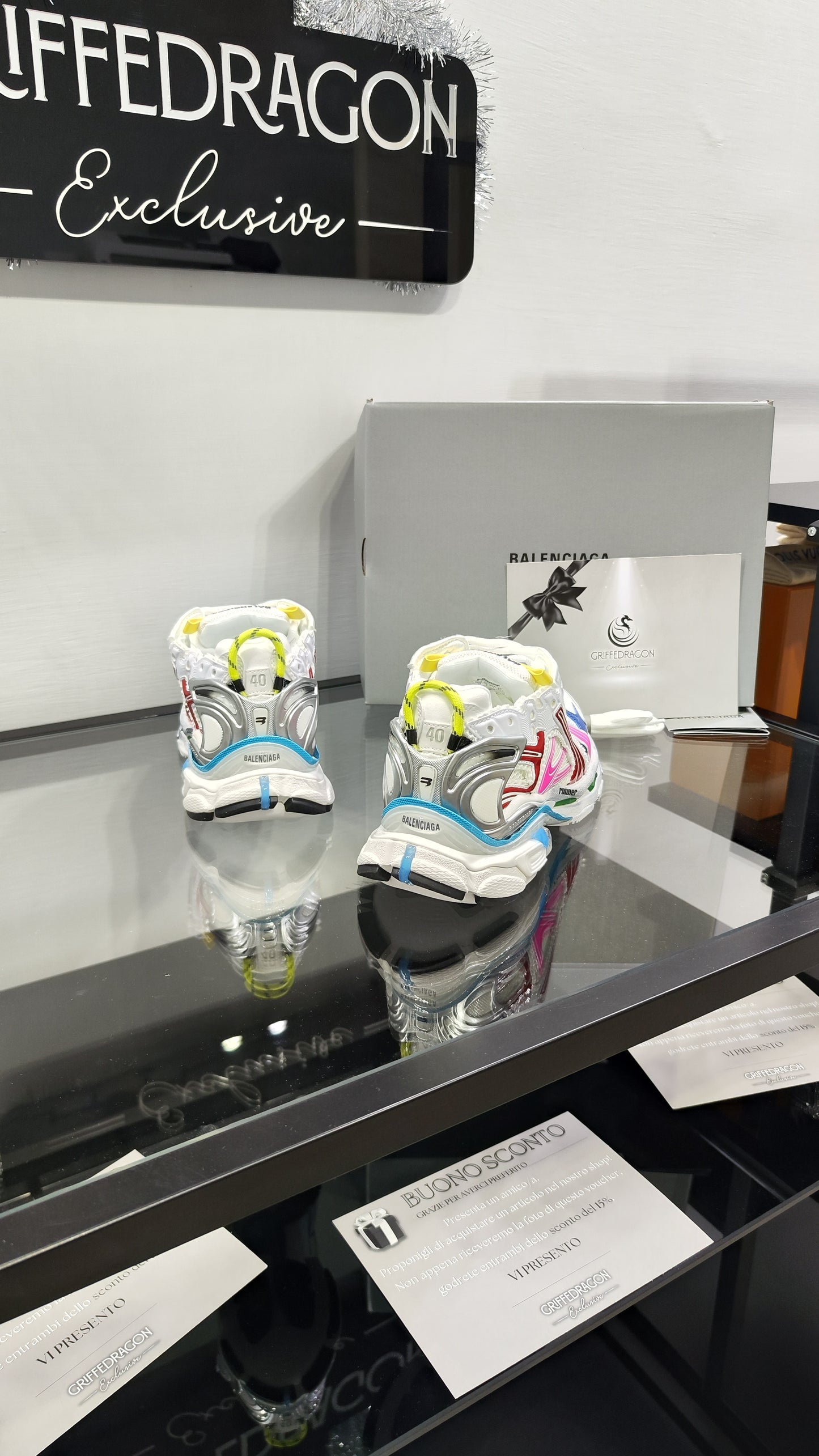 BALENCIAGA RUNNER MULTICOLORE PINK