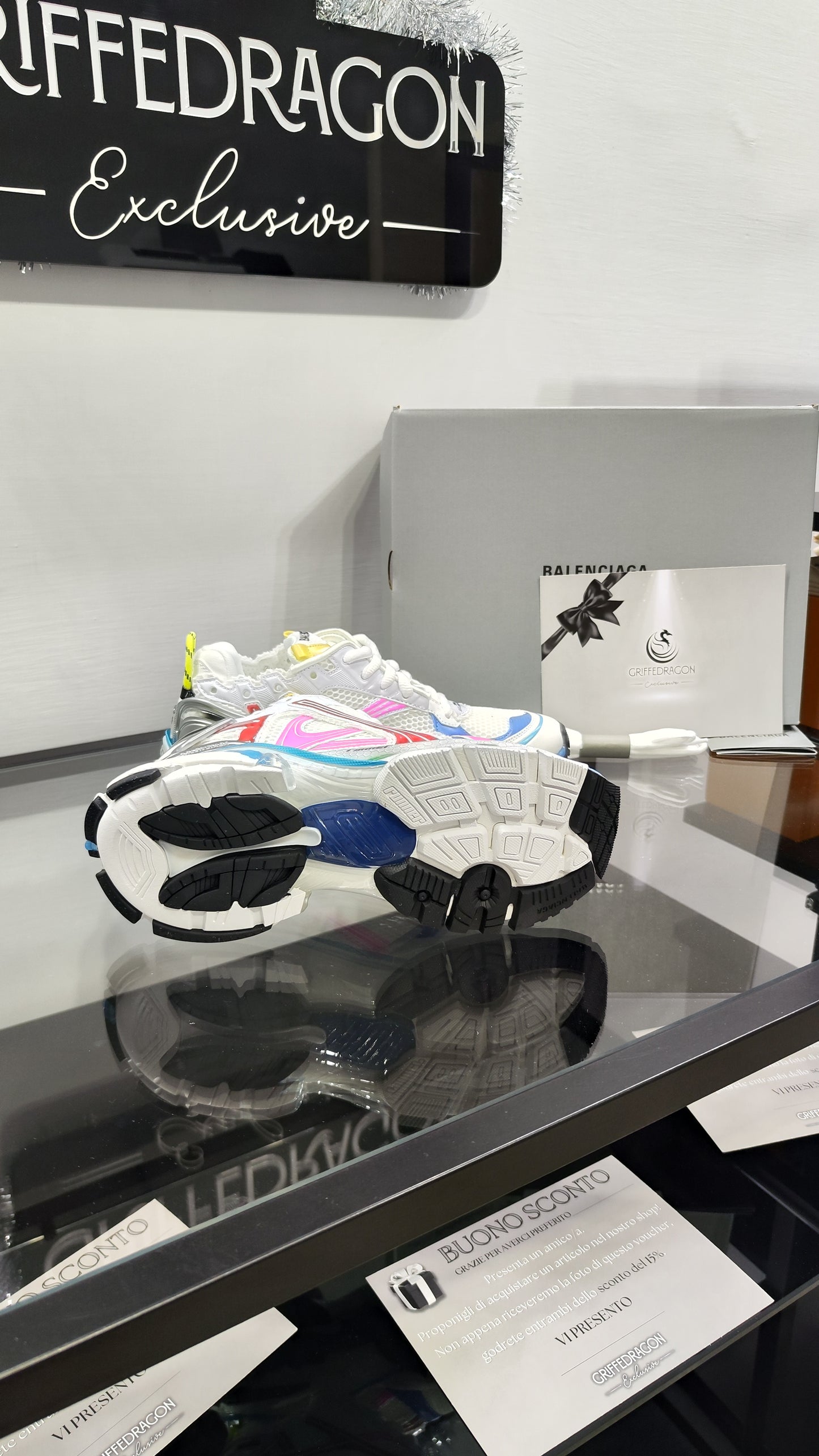 BALENCIAGA RUNNER MULTICOLORE PINK