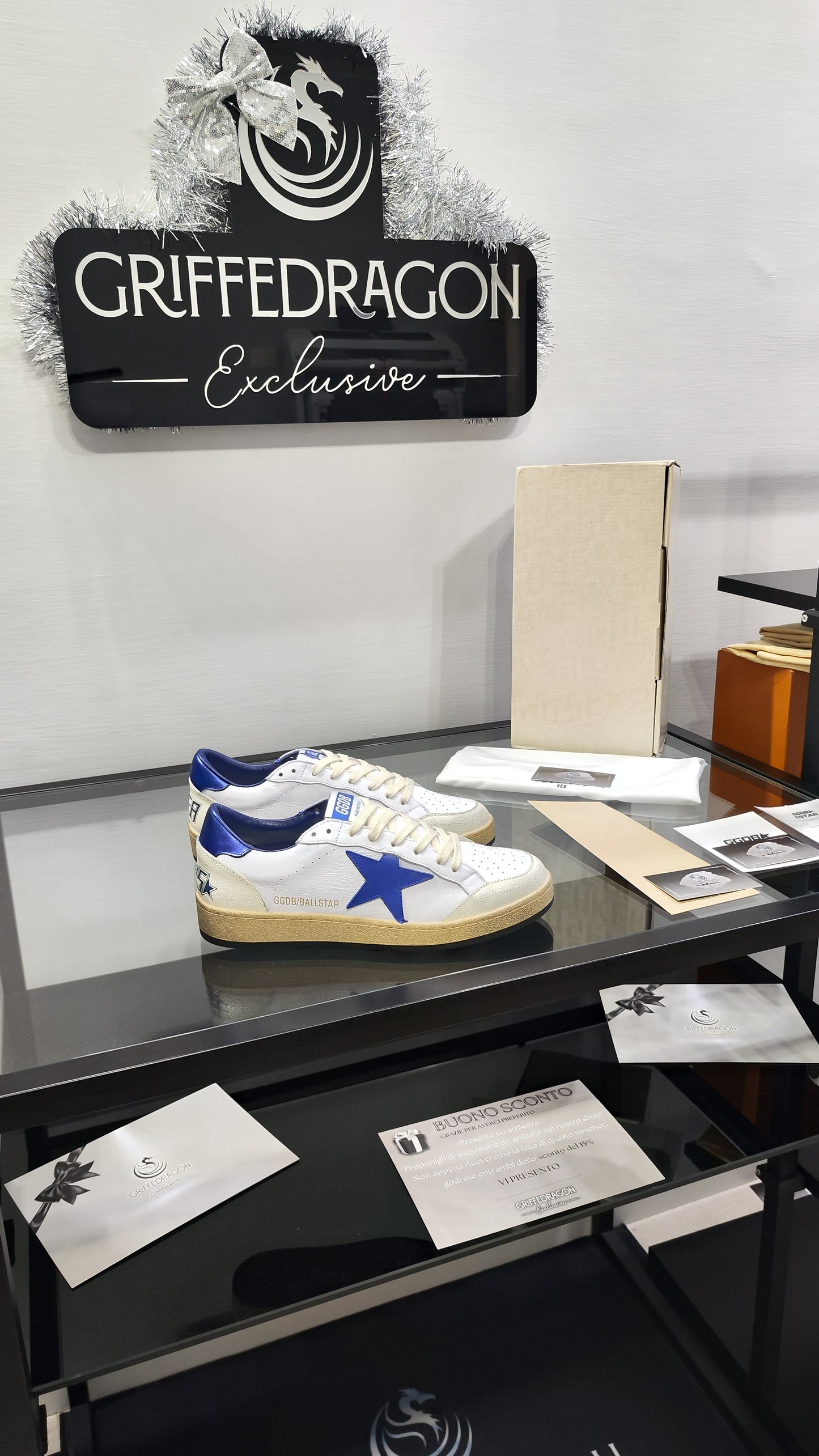 Golden Goose GGDB Bianco Stella Blue
