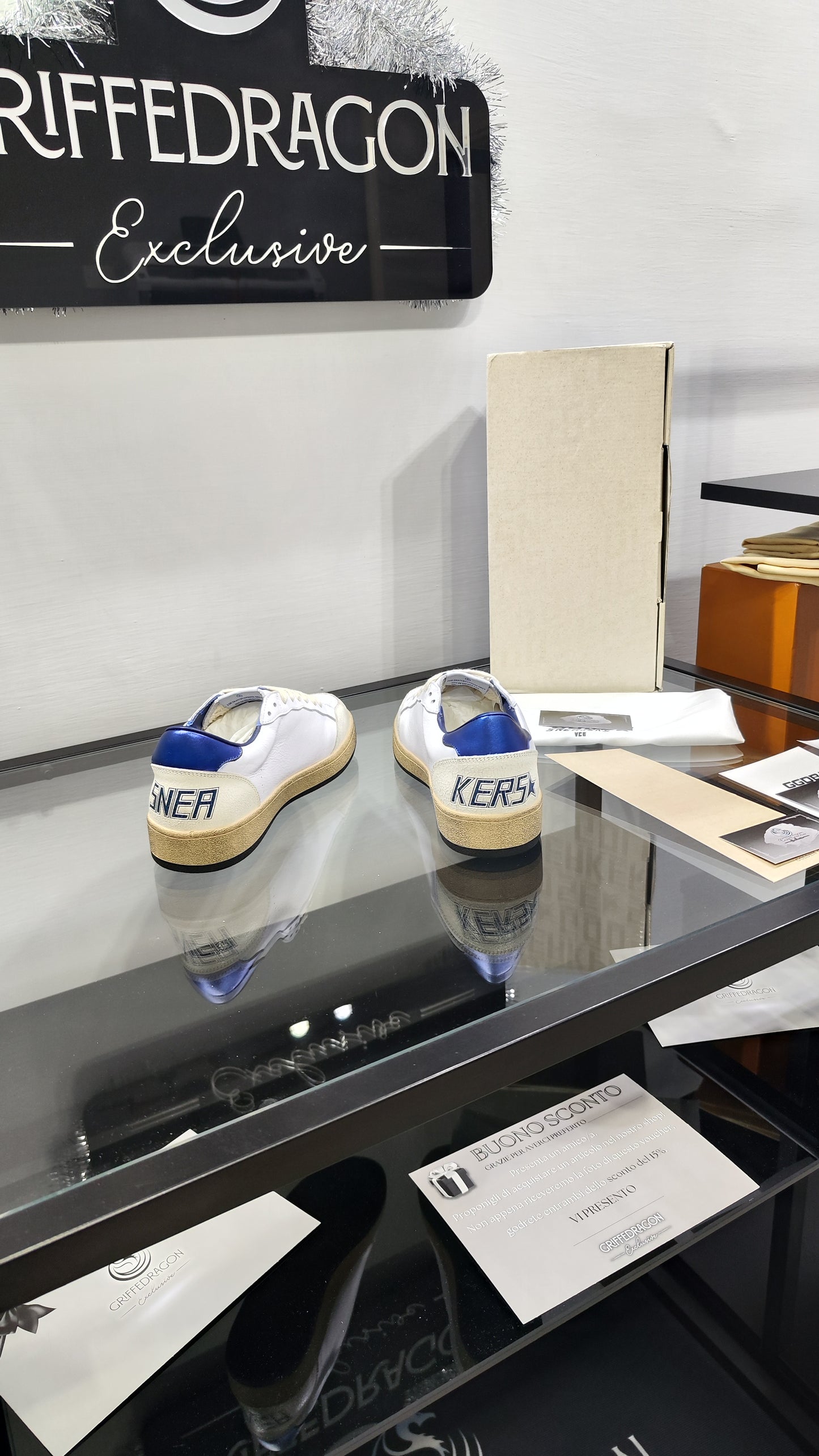 Golden Goose GGDB Bianco Stella Blue