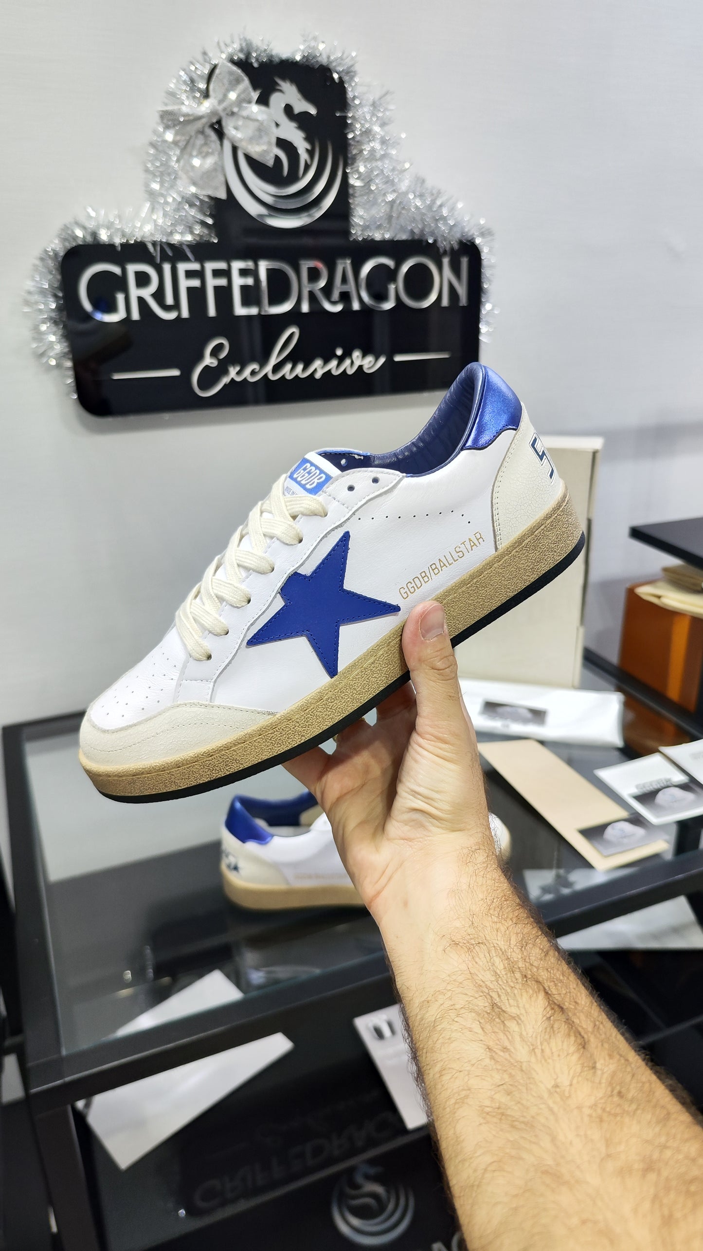 Golden Goose GGDB Bianco Stella Blue